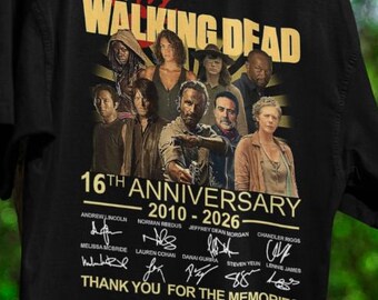 The Walking Dead 2010-2026 Unisex Shirts, Walking Dead Characters Anniversary Shirt Gift For Fan, Evade The Undead Shirt