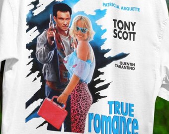 True Romance Movie Shirts, Clarence and Alabama Couple Shirt, 90s