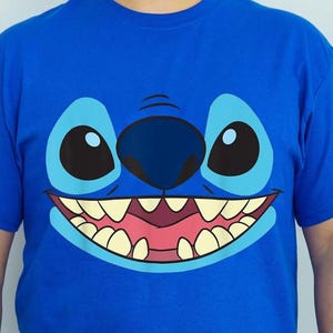 Dosney Cute Stitch Smiling Shirts, Stitch and Lilo Family Matching Shirts, Stitch Meme Family Trip Unisex Shirt, Happy Stitch Friends Group