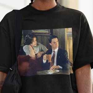 Twin Peaks 1990 Mystery Horror Drama Unisex Shirts, Dale Cooper and Audrey Cult Horror Movie Shirt, Vintage Twin Peaks, Anniversary Gifts