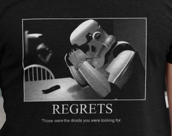 Vintage Stormtroopers Regrets Star Wars Shirts, Storm Trooper Cool Star Wars, Storm Trooper Gift, Stormtrooper Sayings Shirt For Women Men