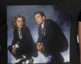 Dana Scully and Fox Mulder X Files 1993 Movie Shirts, Science Fiction Movie Scully and Mulder Shirt, X-Files Series Gift for Fans