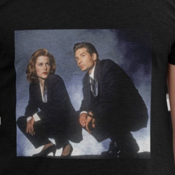 Dana Scully and Fox Mulder X Files 1993 Movie Shirts, Science Fiction Movie Scully and Mulder Shirt, X-Files Series Gift for Fans