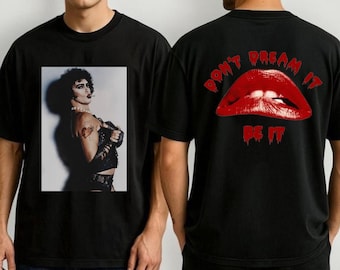 2 Sided Frank&Furter Rocky Horror Picture Show Shirts, Horror Picture Show 1975 Musical Unisex Shirt For Women and Man, Anniversary Gifts