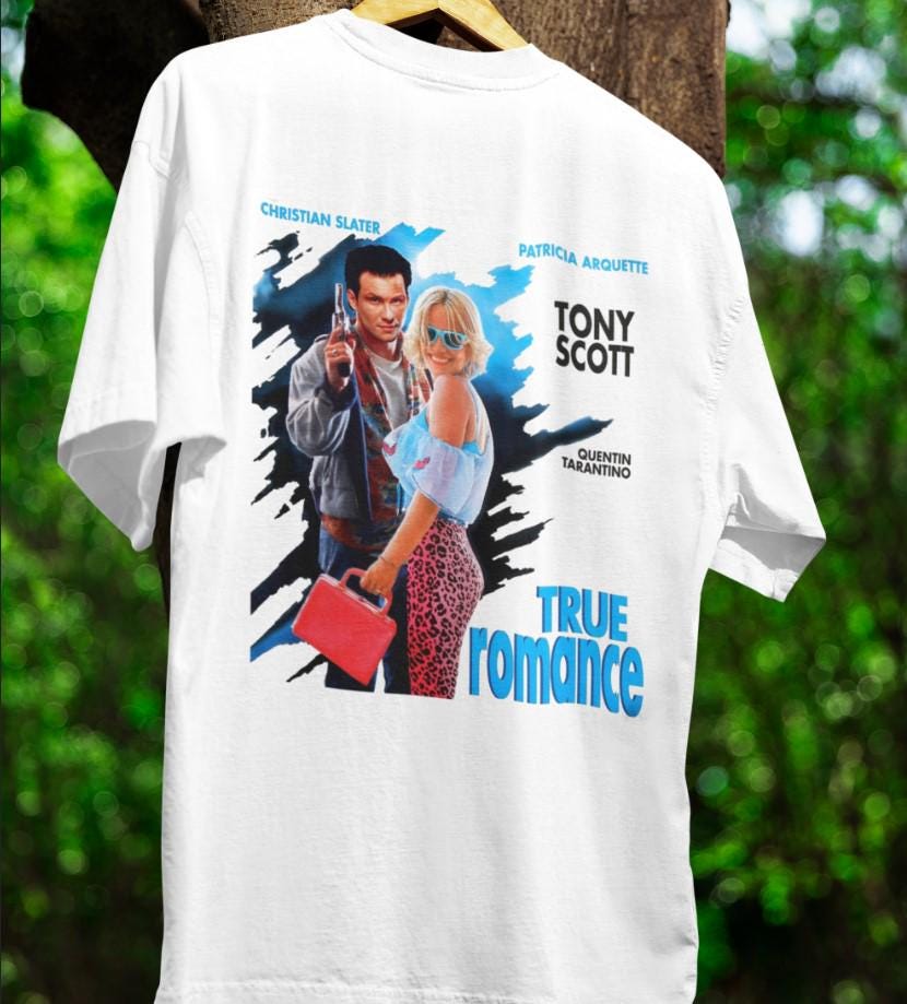 True Romance Movie Shirts, Clarence and Alabama Couple Shirt, 90s