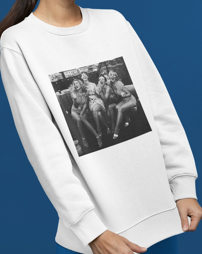 Black and White Sex and The City Movie Shirts, Vintage Carrie Miranda Samantha and Charlotte Unisex Shirt, Comedy Drama Series Shirt image 3