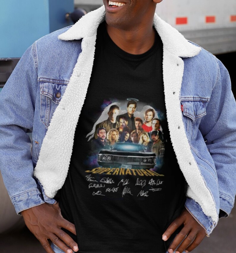 SUPERNATURAL Movie Characters Signature Unisex Shirts, Sam and Dean, Winchester Brothers