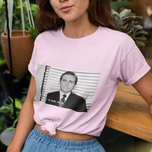 Black and White Michael Scott I Am Dead Inside Shirts, The Office Saying Funny Shirt For Fan, Michael Scott Quotes, Office TV Show Shirt image 2