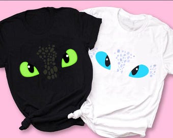 Dragon Buddy and Light Fury Couple Matching Shirt, Your Dragon Family Vacation Shirt, How To Train, Sky Rider Shirt, Anniversary Gifts