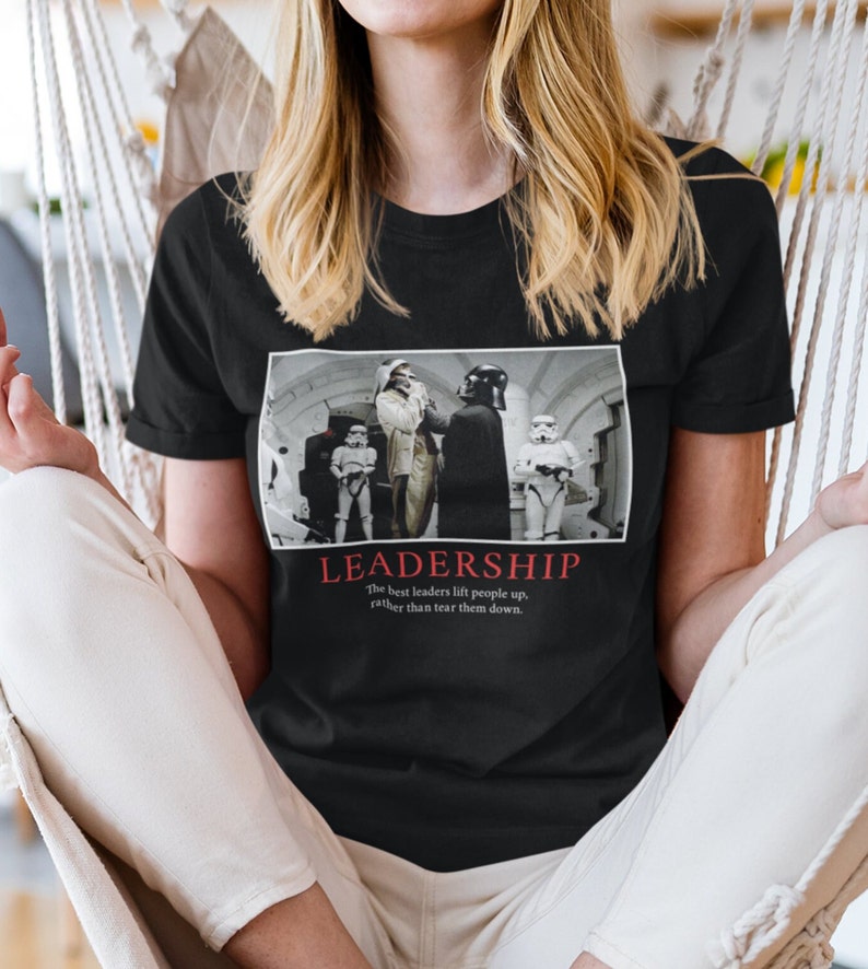 Leadership Darth Vader Classic Movie Shirts Star Wars Movie Etsy