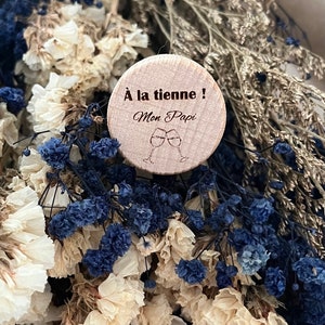 Tapón de botella de vino grabado / Amante del vino / Regalo de cumpleaños de boda personalizado fácil / regalos de boda