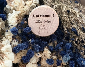 Engraved Wine Bottle Stopper / Wine lover / Easy personalized Wedding Birthday gift / wedding gifts