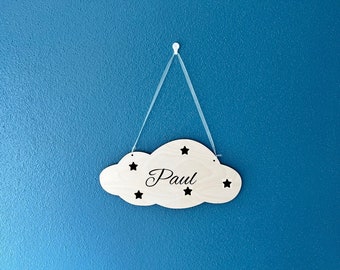 Personalized birth cloud, Child first name cloud