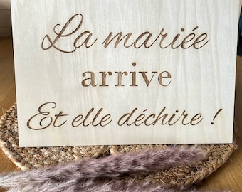 Disconnected Ceremony Sign, The Bride is Coming Sign, Wedding Sign