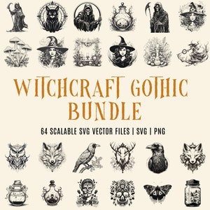 Mystic svg Bundle | Magic Bundle svg | Witch svg Bundle | witchcraft svg | Celestial Bundle svg | Beginner Witch Tattoo Design | Wicca
