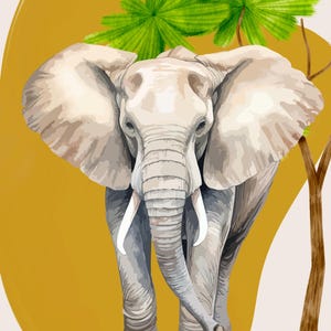 Majestic Elephant Digital Print
