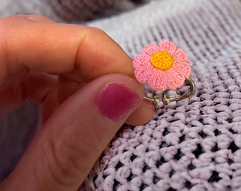 handcrafted cute flower ring