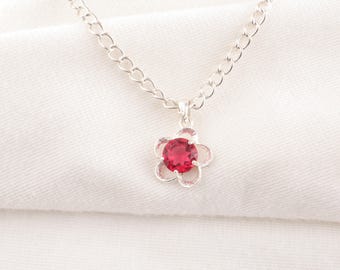 ハンドメイドピンクトルマリン925スターリングシルバーペンダント