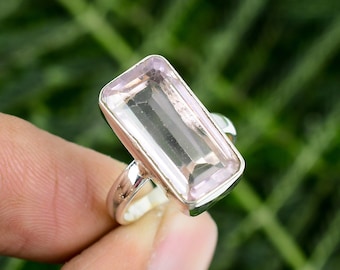 Anello Con Pietra Preziosa Per Uomo E Donna In Argento - Foto 3