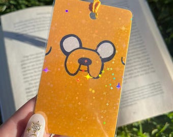 Jake Adventure Time Character Bookmarks | Handmade Cartoon Bookmarks, Holographic