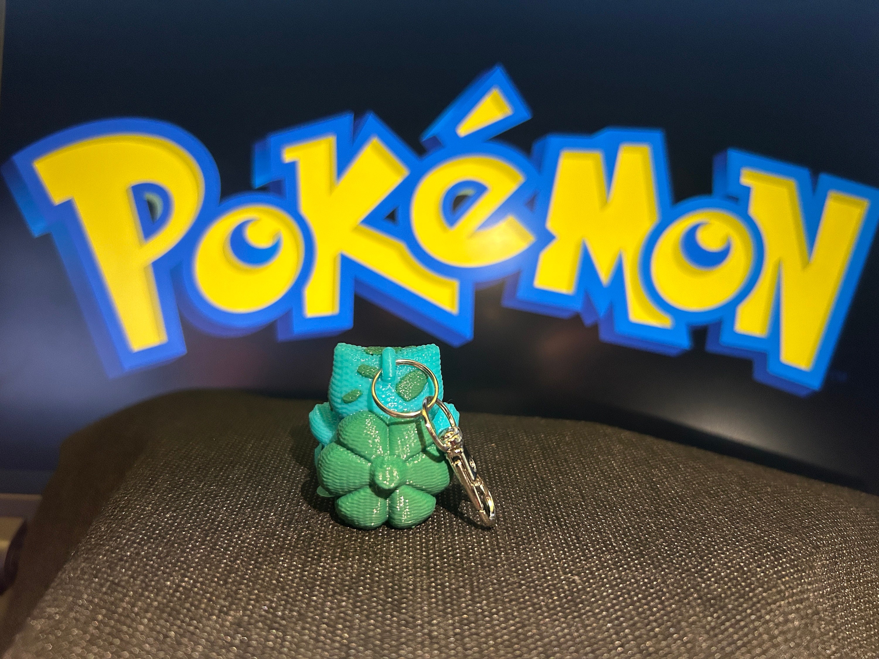 Pokémon Bulbasaur Fan Art 3d Printed Keychain / Backpack Bling ...