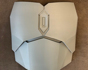 Armadura mandaloriana de pecho y abdominales impresa en 3D