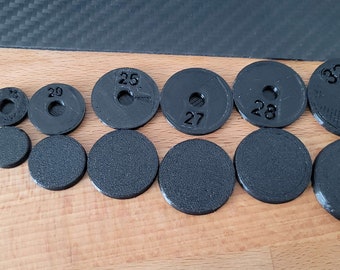 Bases en miniatura personalizadas (sin pintar): ¡perfectas para tus figuras en miniatura!