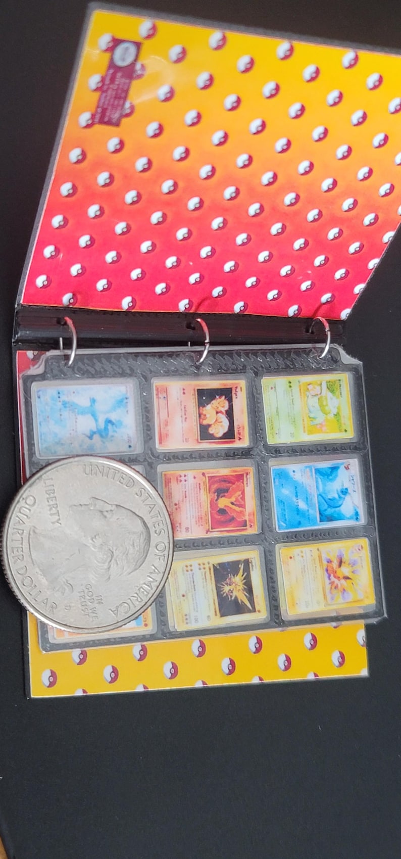 Miniature 1:6 Scale TCG, LCG, Trading Card Sheets in Protective Sleeve, Collectable Binders, Collectable Cards (Leaving Early Access Soon) image 2