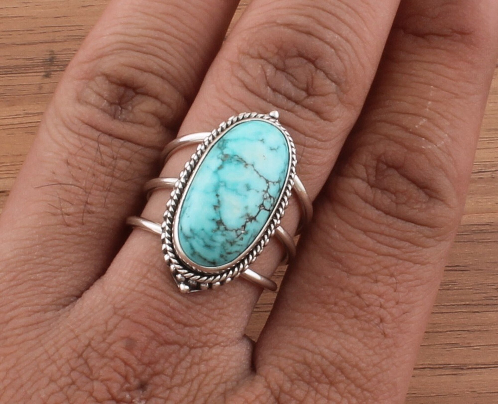 Turquoise Ring Etsy Singapore