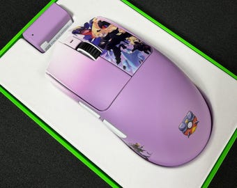 Custom Razer Viper V3 Pro – Pokémon Cynthia Garchomp Inspired Black & Gold Champion Edition