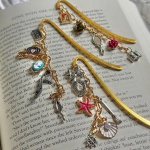 Charmed bookmarks | Disney | The Little Mermaid | Alice in Wonderland | Beauty and the Beast | Disney bookmarks | Disney fans | book gifts