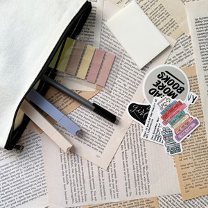 annotating kit | bookish supplies | book annotation kit | book journaling | book lovers