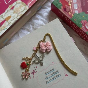 Charmed bookmarks | Once Upon a Broken Heart | Stephanie Garber | Evangeline Fox | Fantasy books | book lovers | book gifts image 2