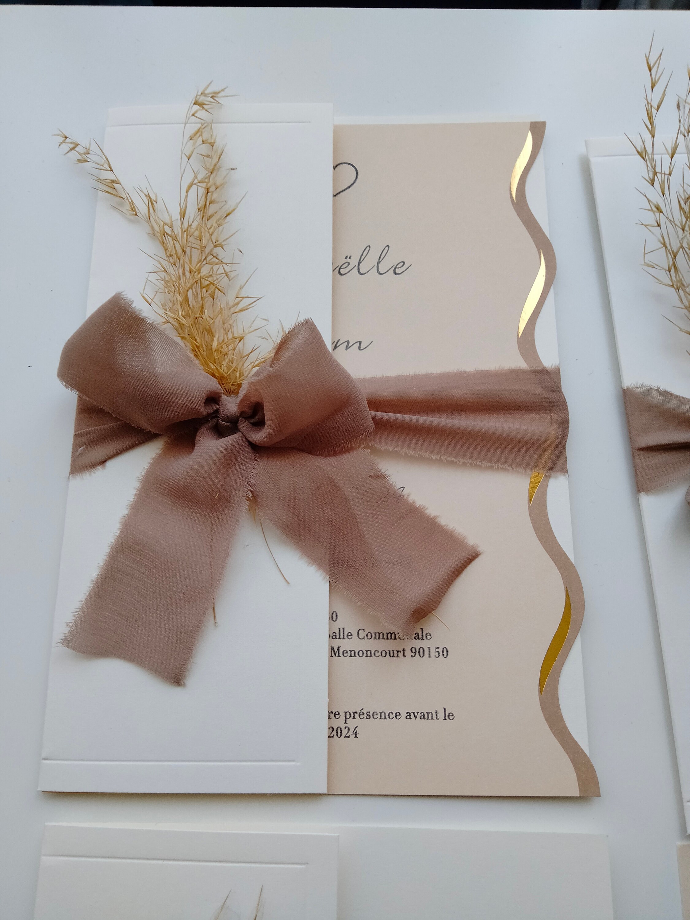 Wedding Invitation Clear PVC, Simple Wedding Invitation With Sealed ...