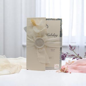 Elegante Hochzeit, Quinceanera Einladungen, 16.Geburtstag und einzigartige Geburtstagskarten creme Umschlag Einladung spezielles Design Einladung