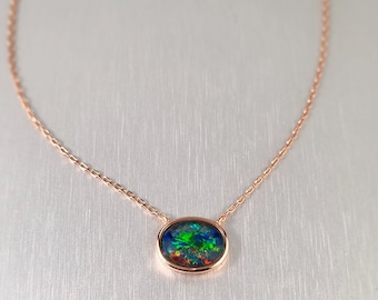 Opal Triplet Pendant
