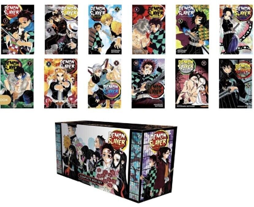 Demon Slayer Kimetsu No Yaiba set of 23 Books includes Volumes 123