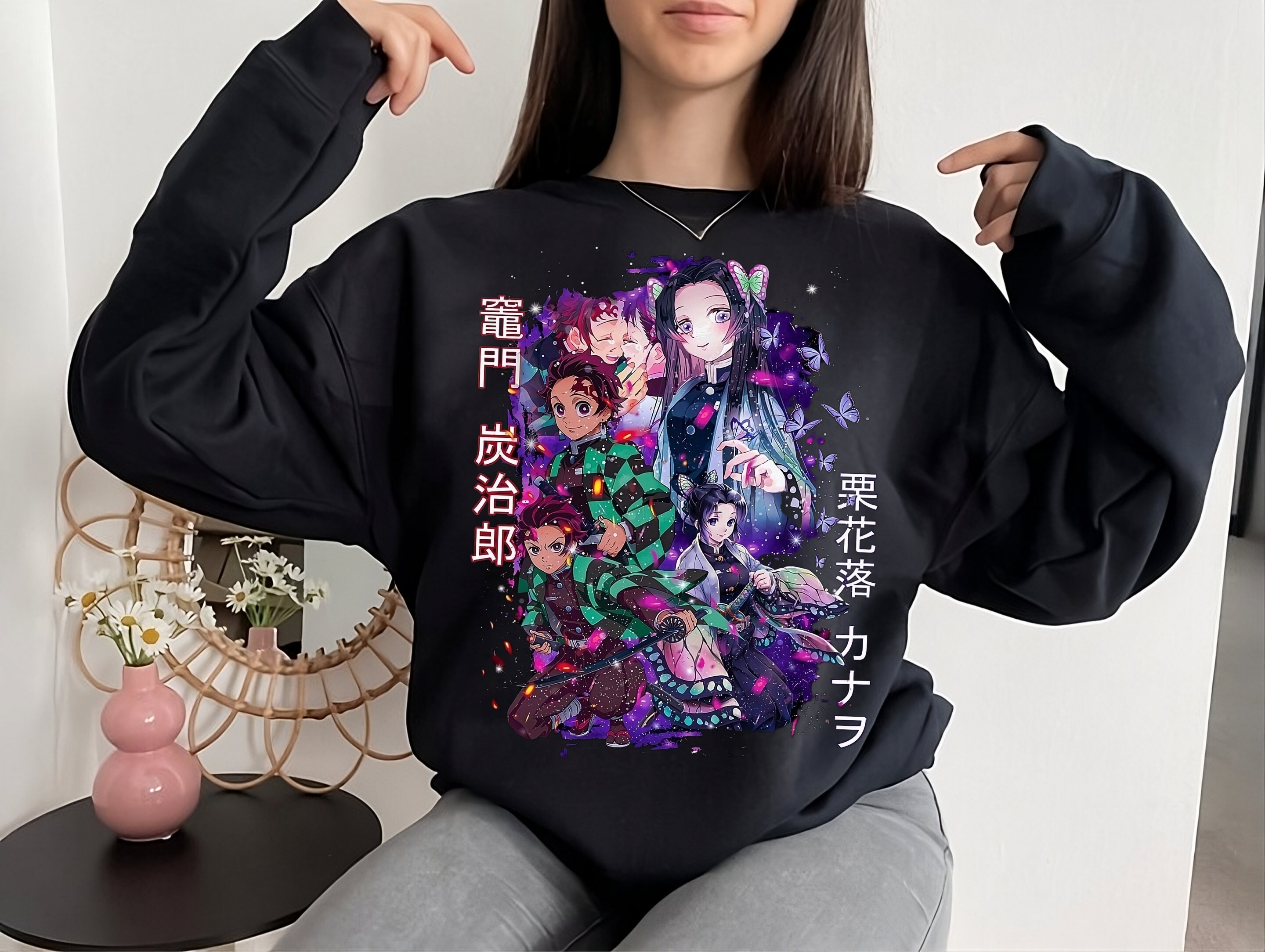 Get Buy Graphic Demon Slayer Fantasy Sweatshirt Custom