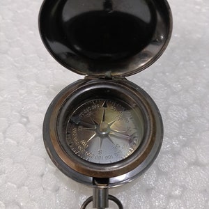 Boussole en laiton gravée personnalisée - cadeau d'anniversaire de mariage pour homme - cadeau d'anniversaire pour papa maman - remise de diplôme - cadeau de garçon d'honneur pour lui