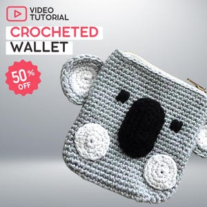 Crocheted wallet with a lock video tutorial — Shopping coin purse crochet pattern • Hand Woven Purse • Wallet For Women • Instant Download