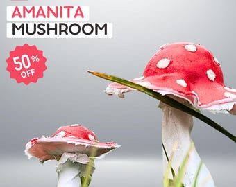 Foam flower | AMANITA MUSHROOM — Foam flower template & video tutorial • foam flower • isolon flower • paper flower • foam amanita mushroom