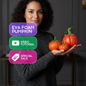 Pumpkin Foam Flower Tutorial: DIY Floral Templates & Video (PDF)