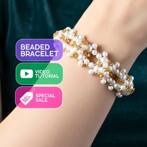 Classe de maître de bracelets de perles de luxe. Tutoriel DIY détaillé pour créer des bijoux faits main sophistiqués et élégants