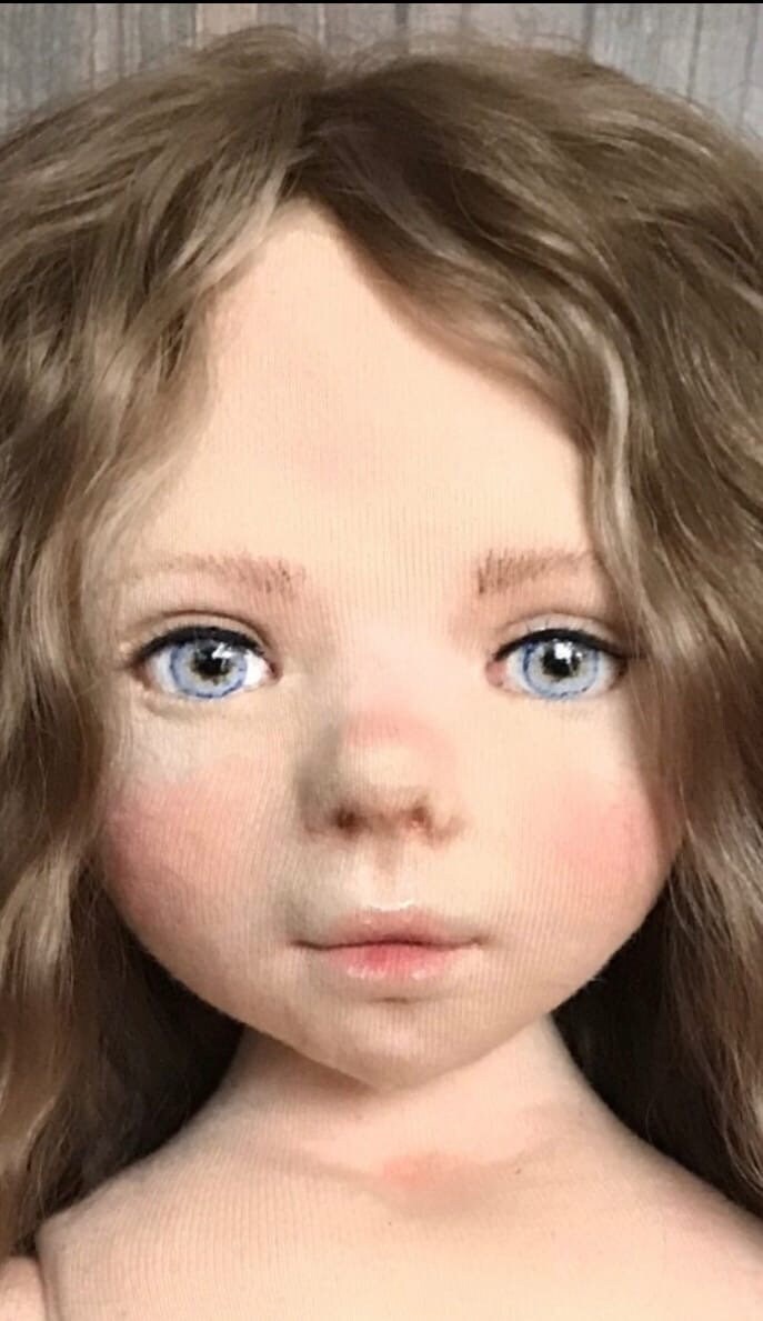 Big Doll Realistic Toy Pdf Video Tutorial Girl Doll Toy Sewing Pattern Stuffed Doll Instant