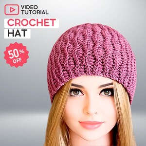 Stunning Crochet Hat Video Tutorial for Beginners – Create a Beautiful Beanie with Step-by-Step Instructions and Patterns Included