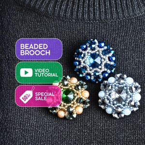 DIY Perlenbrosche Meisterklasse: Künstlerischer Schmuck Video Tutorial