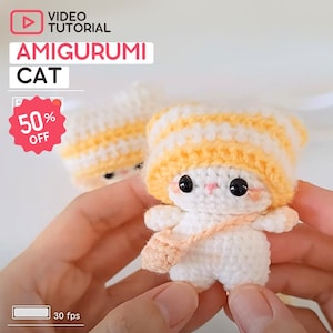 Amigurumi Crochet Cat Video Tutorial: Beginner-Friendly Kitty