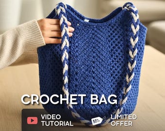 Crochet Bag Video Tutorial: Step-by-Step Pattern Guide (DIY Project)