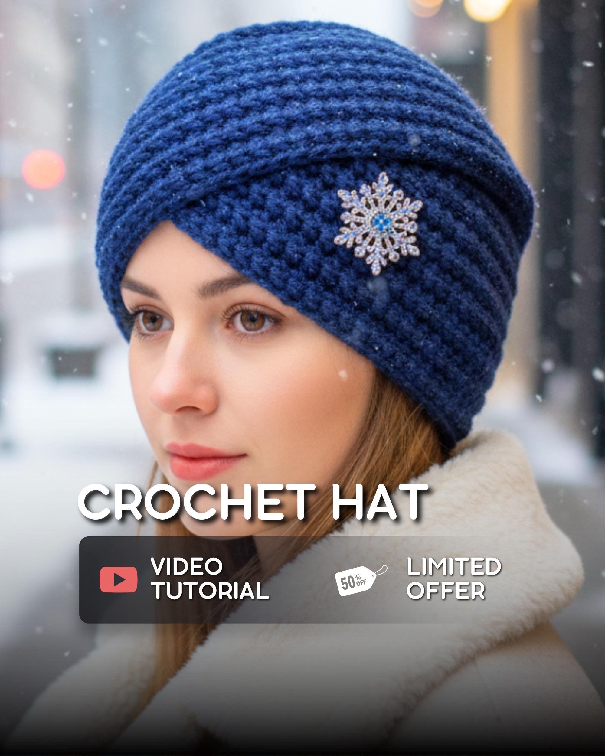 Crochet Turban Masterclass. Step-by-Step Video Tutorial