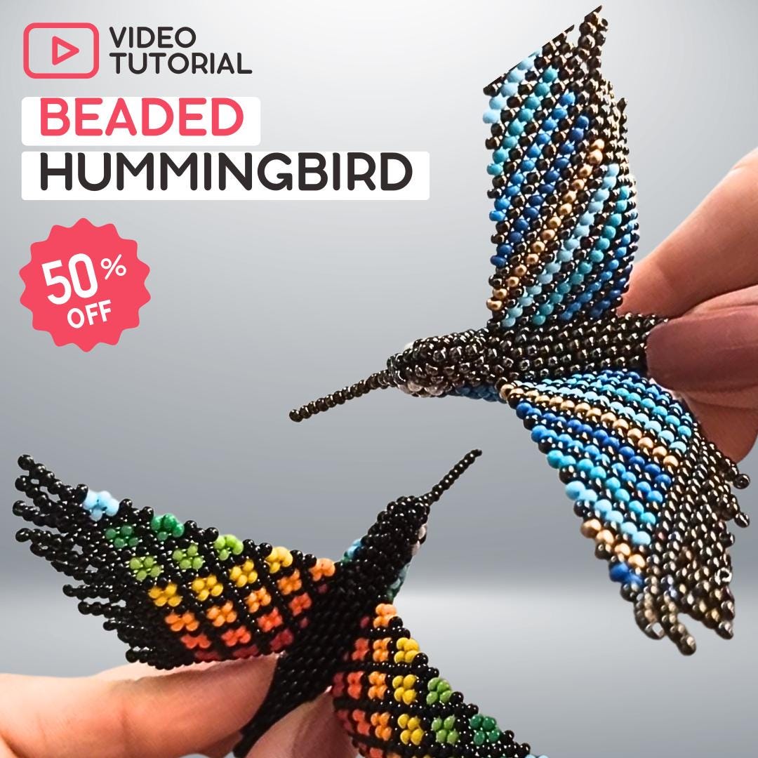 Beaded Hummingbird Pattern Video Tutorial - Beading Patterns